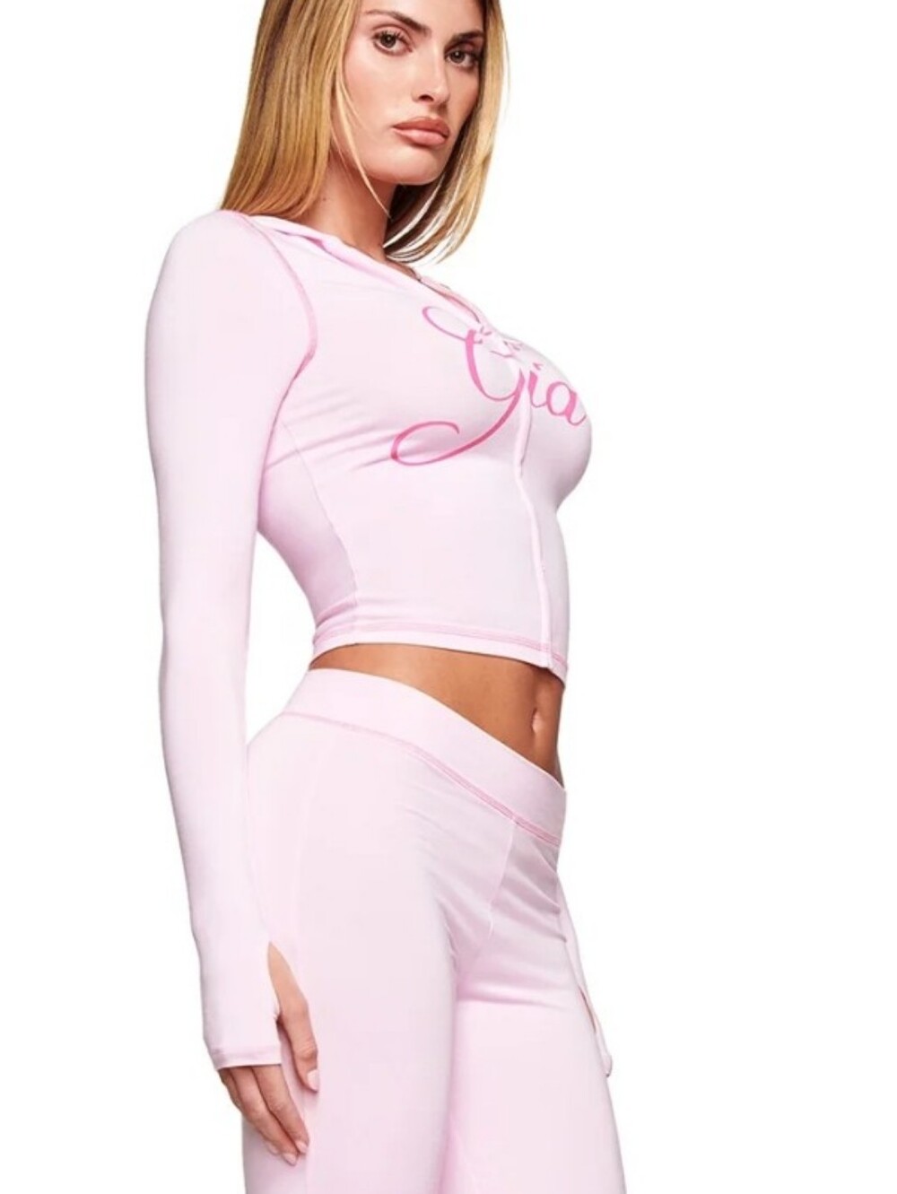 I.Am.Gia Blare Hoodie - Pastel Pink- L - Picture 3 of 9